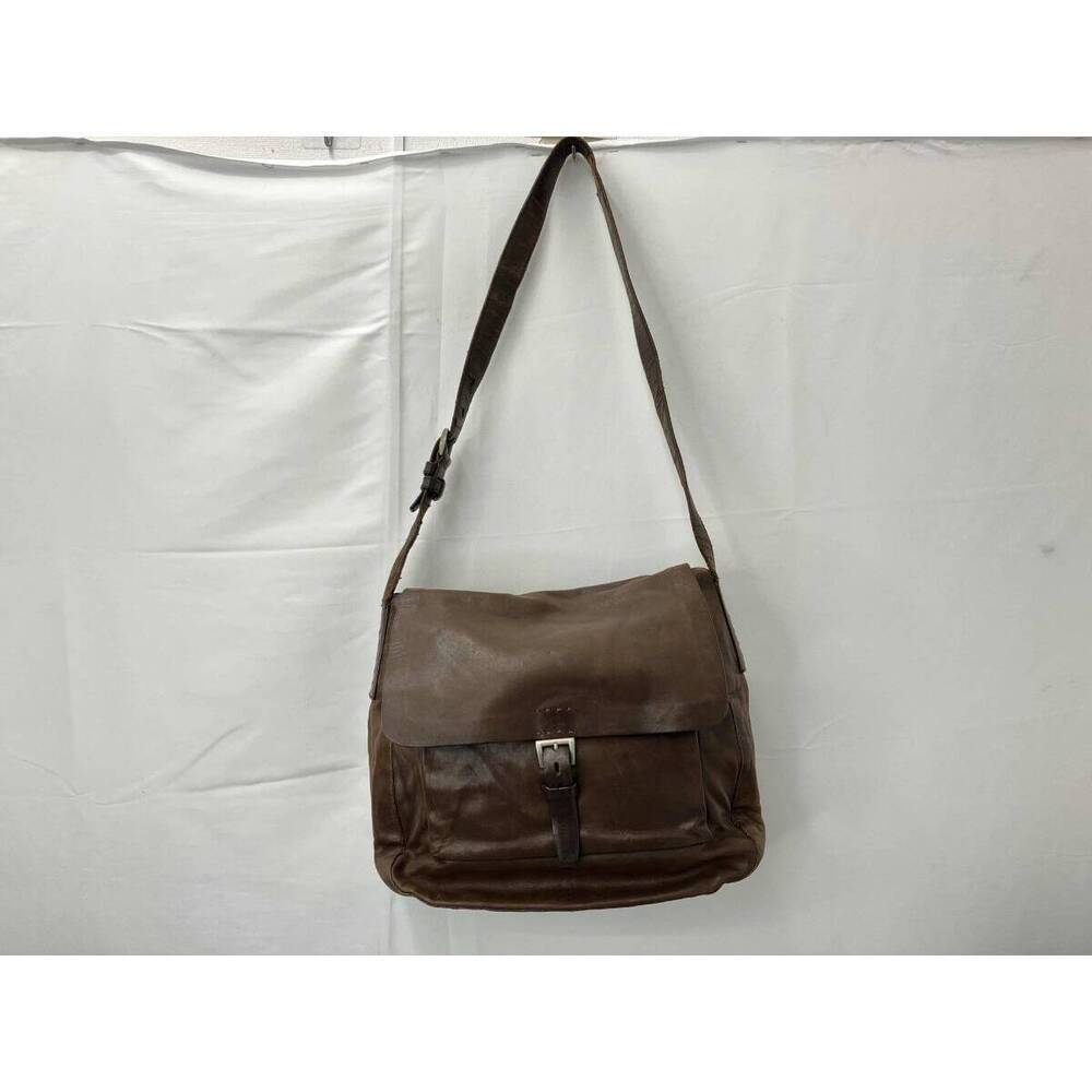PRADA shoulder bag messenger crossbody brown tones